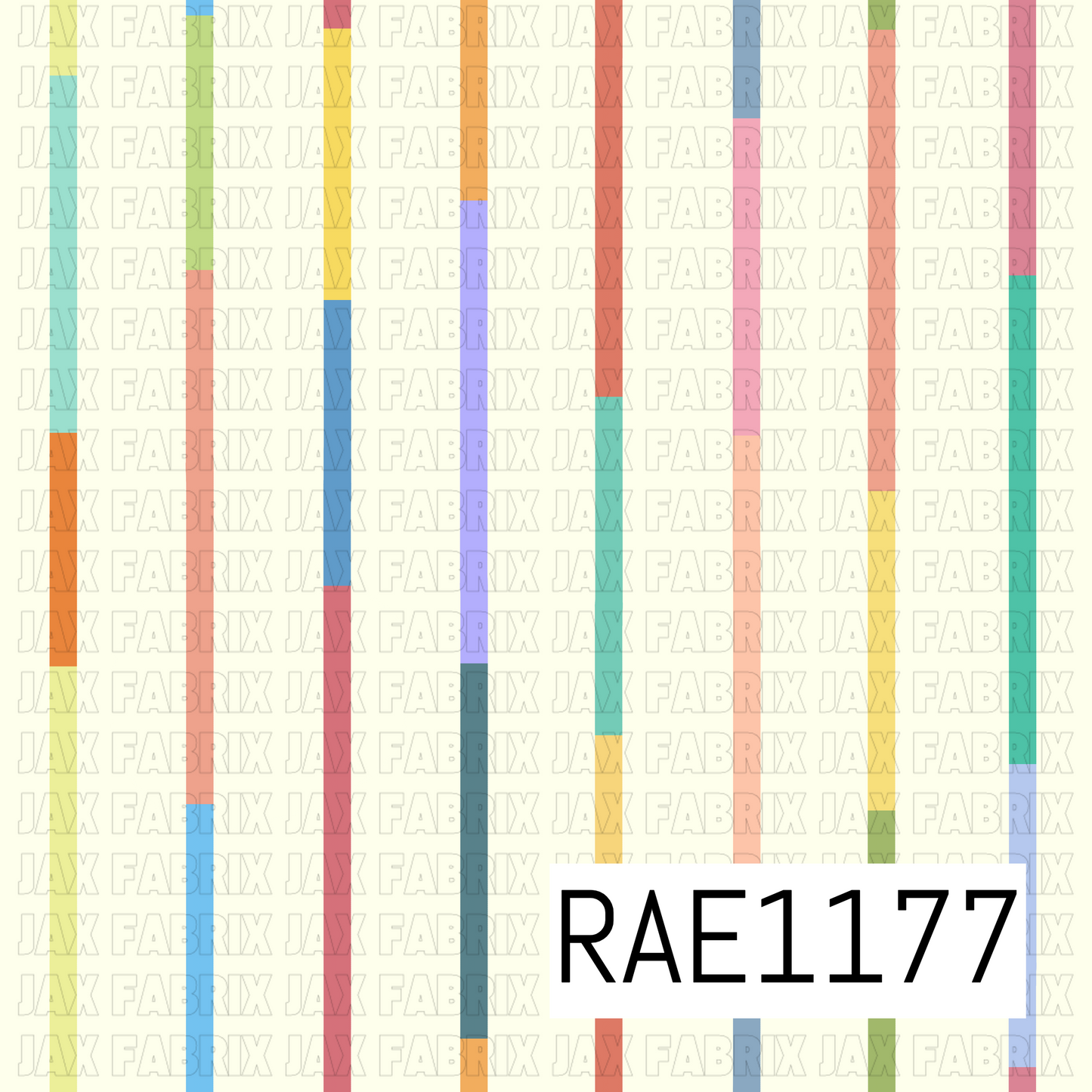 Colorful Little Rainbow Stripes RAE1177