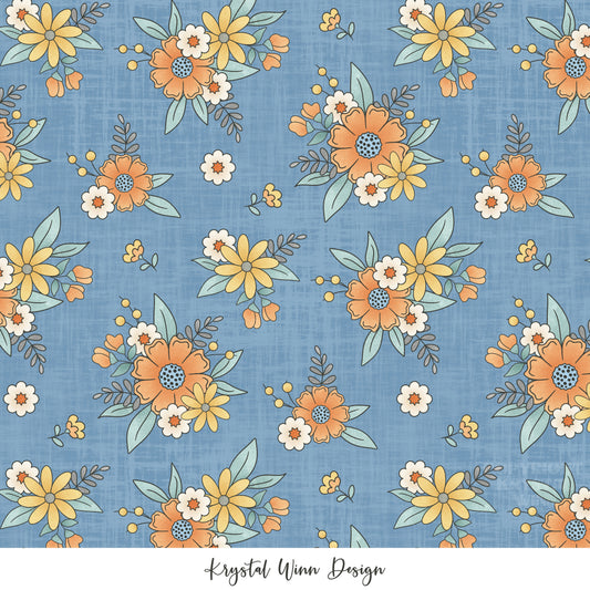 Construction Crew Floral KW606