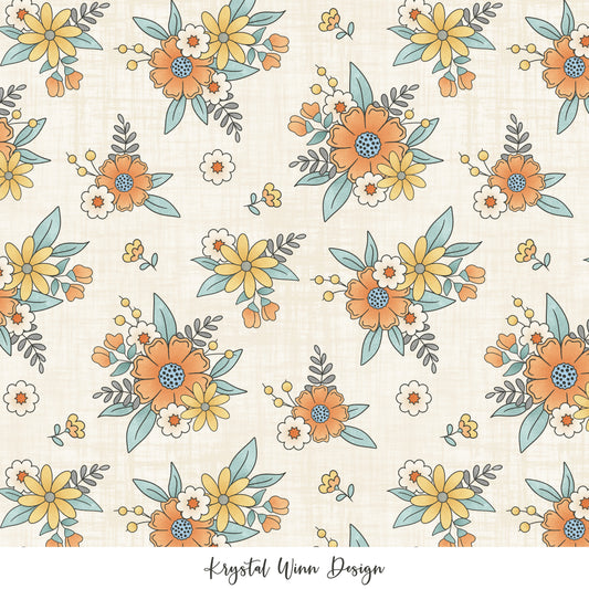 Construction Crew Floral KW605