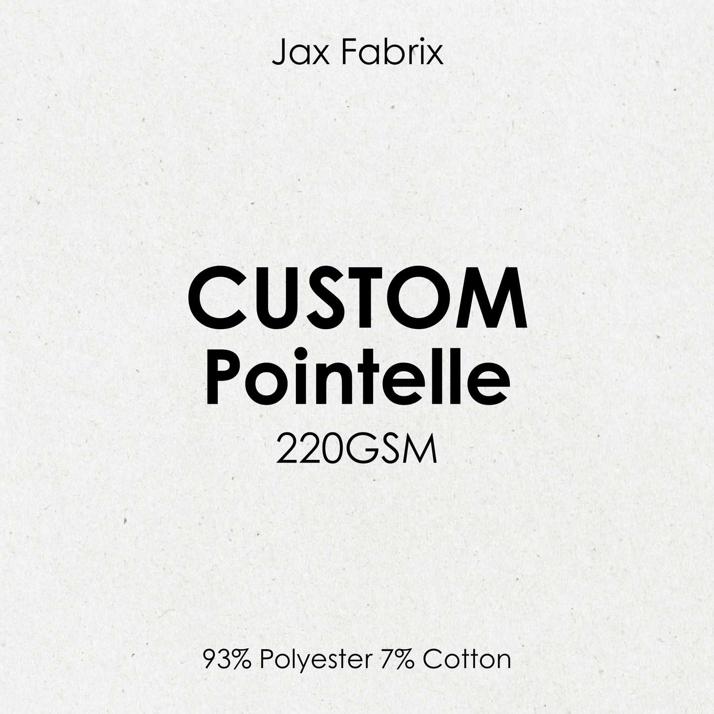 Custom Pointelle