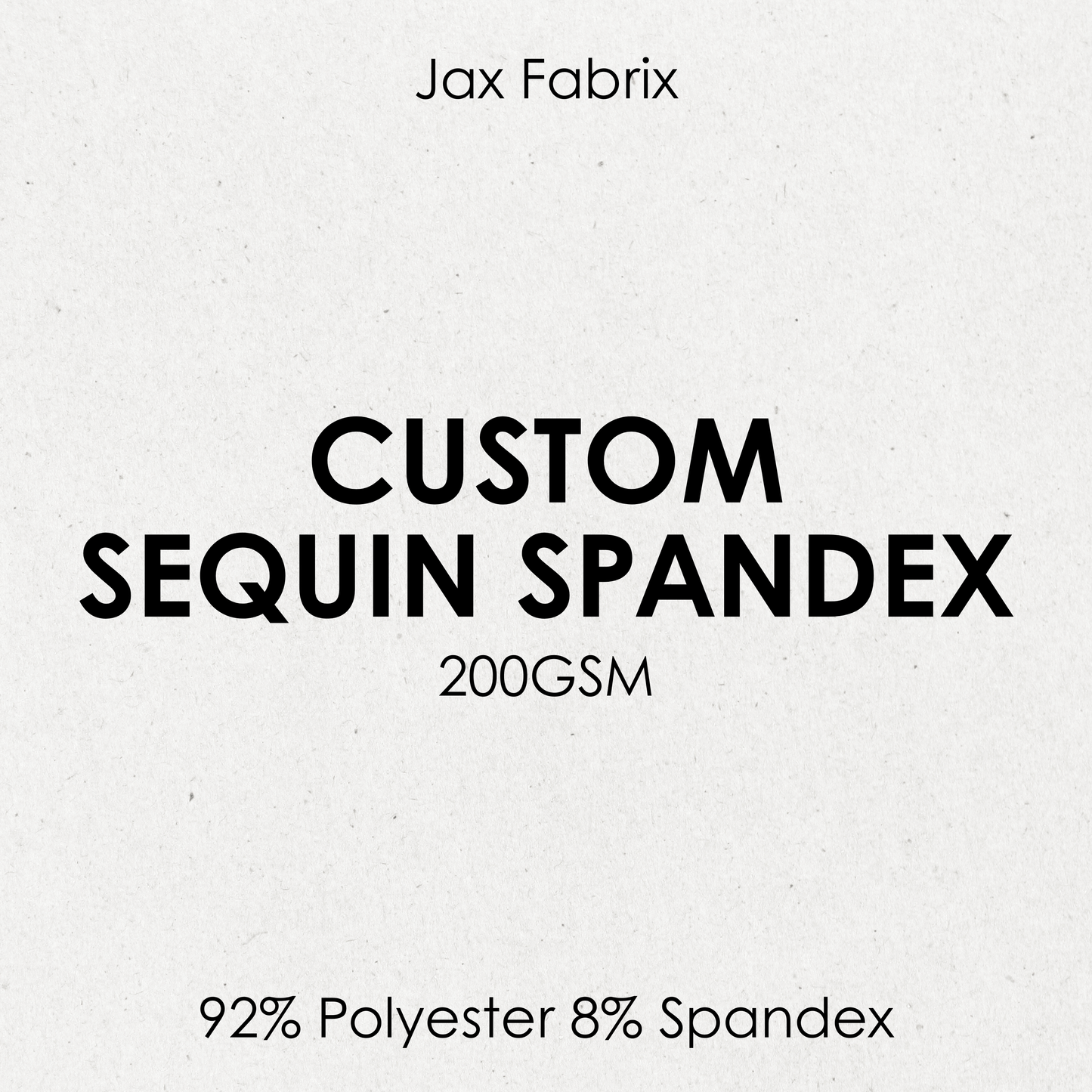 Custom Sequin Spandex