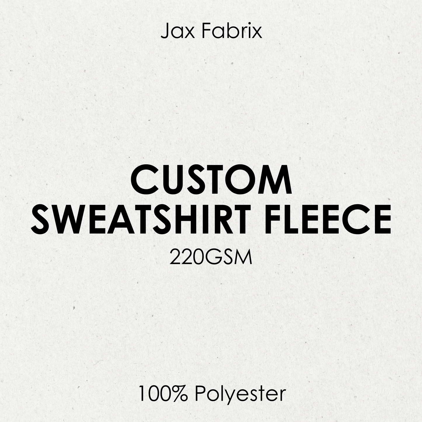 Custom Sweatshirt Fleece