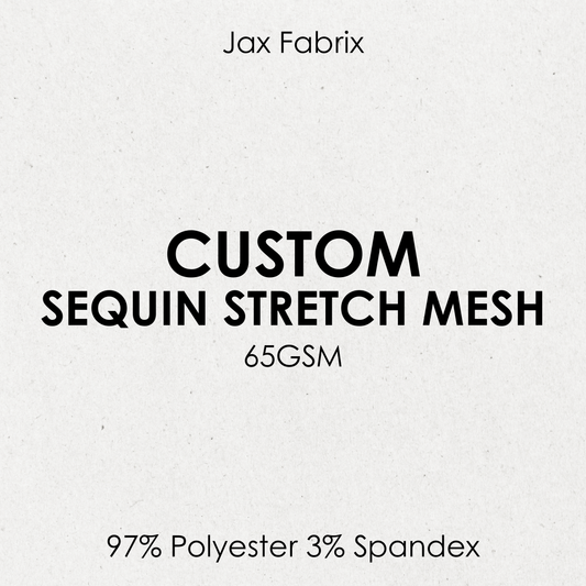 Custom Sequin Stretch Mesh