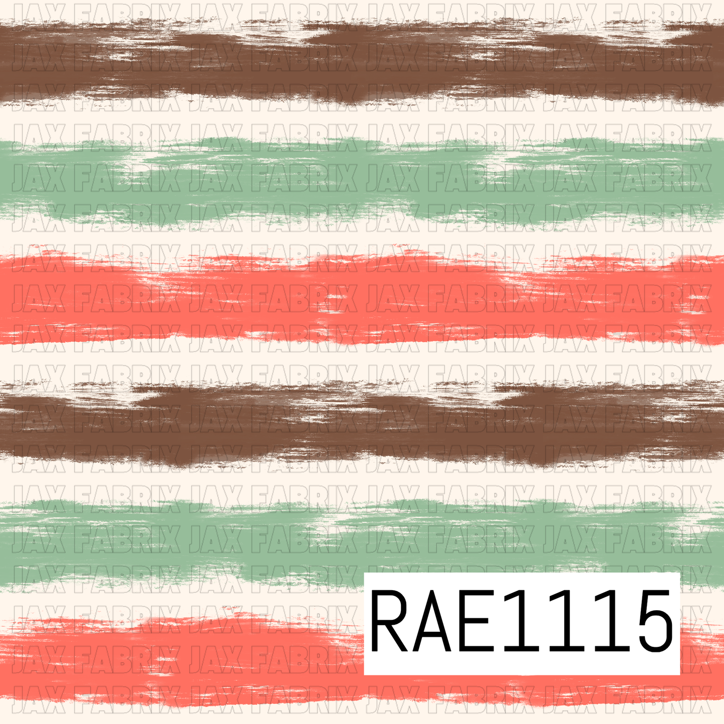 Coral Sunflower Stripes RAE1115