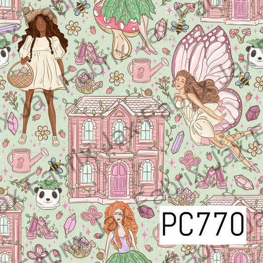 Cottagecore Fairy Dolls Green PC770