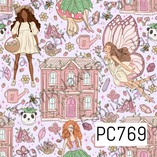 Cottagecore Fairy Dolls Purple PC769