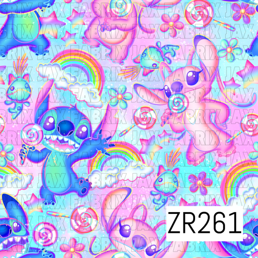 Cotton Candy Rainbow Alien ZR261