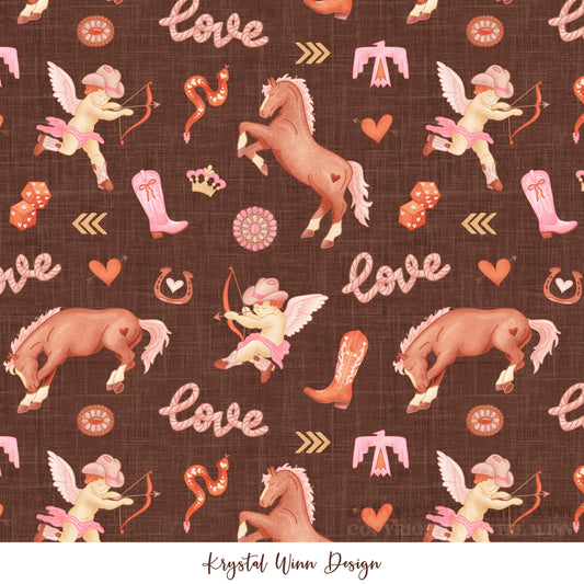 Cowboy Valentine Brown KW1434