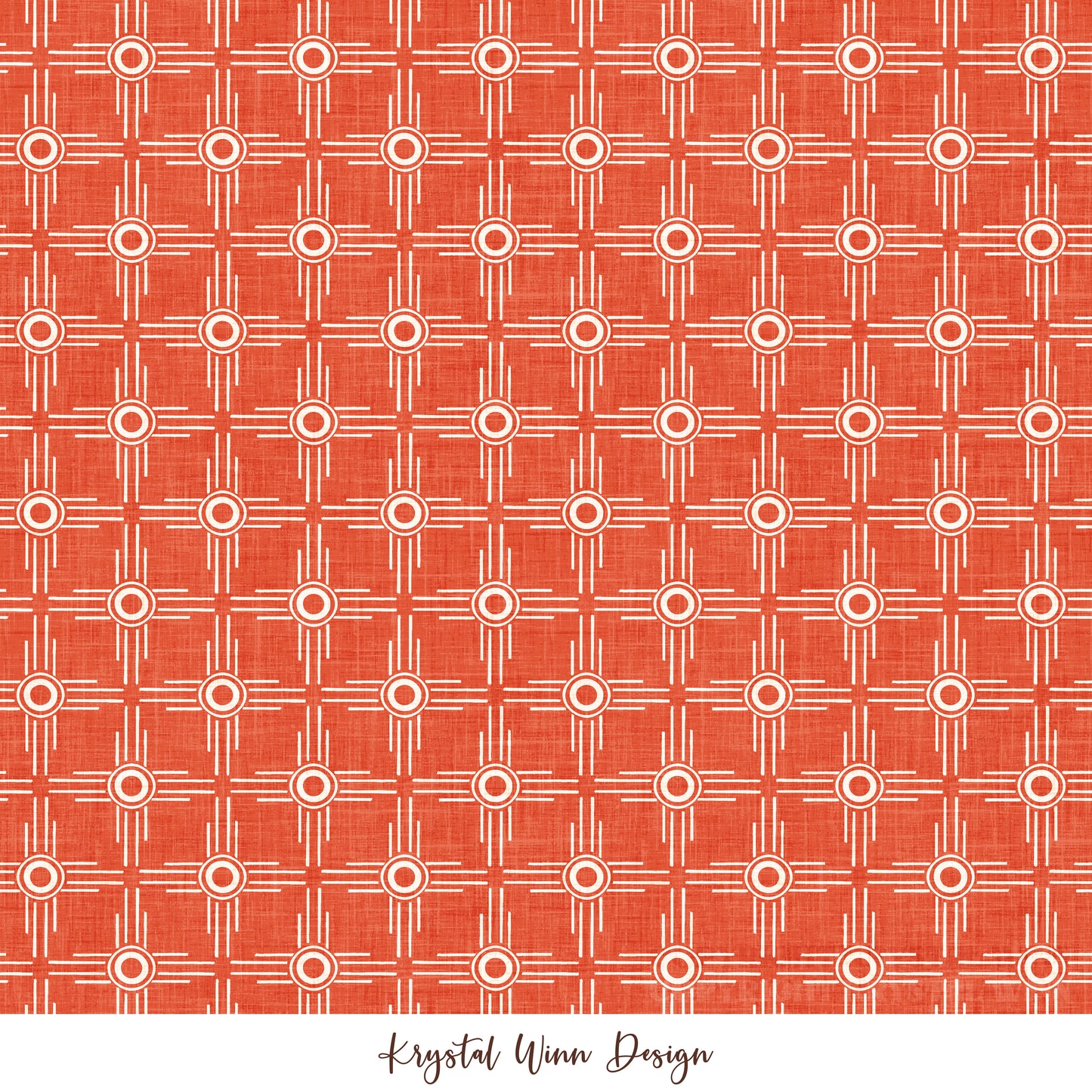 Cowboy Valentine Geo Sun Bright Red KW1417