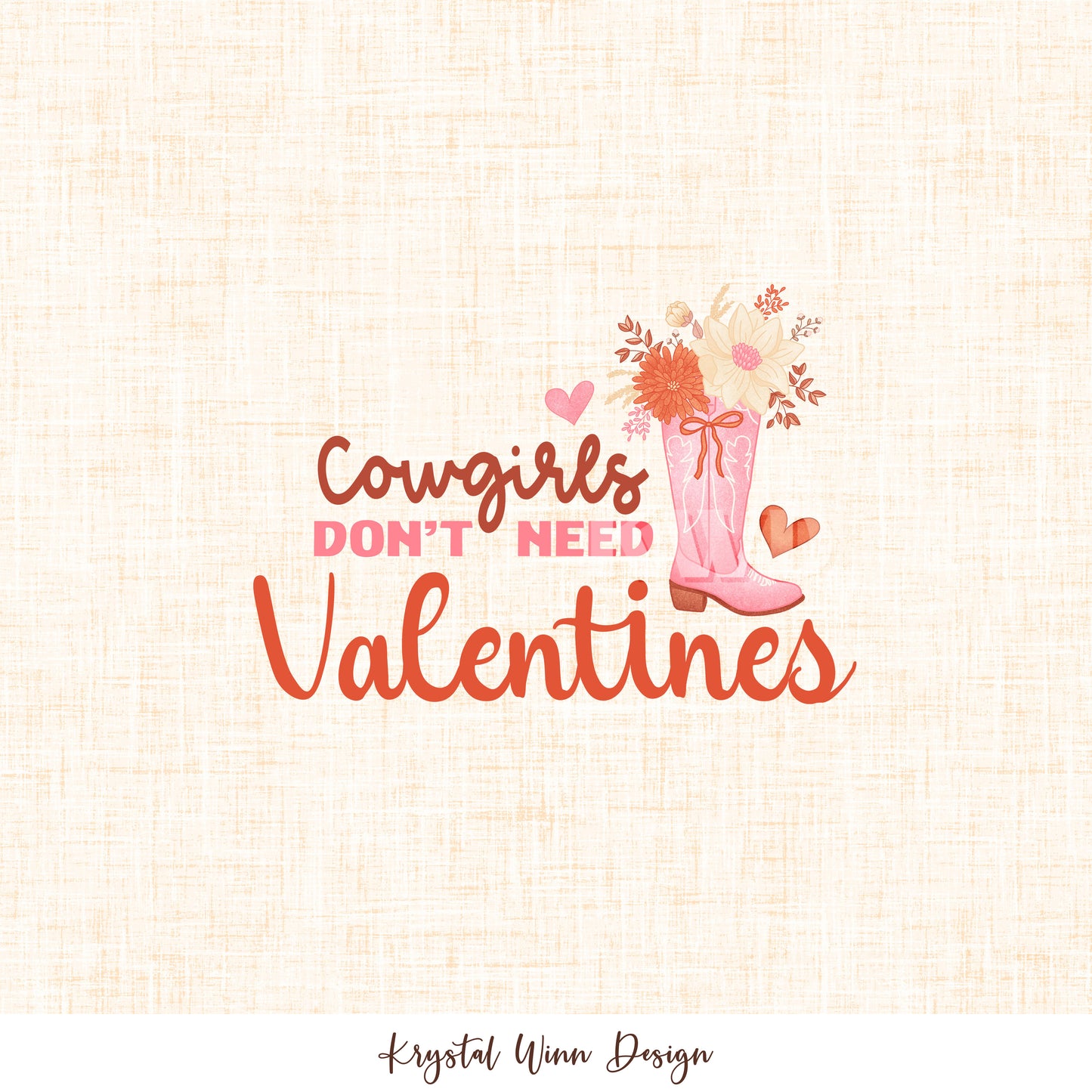 Cowboy Valentine Cowgirls Panel KW1411