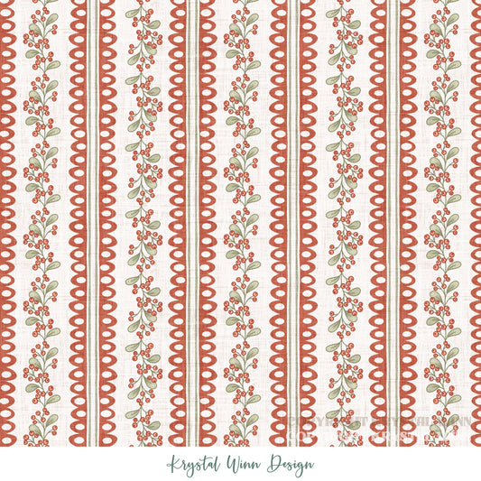Dear Santa Berries and Lace Multi KW1383