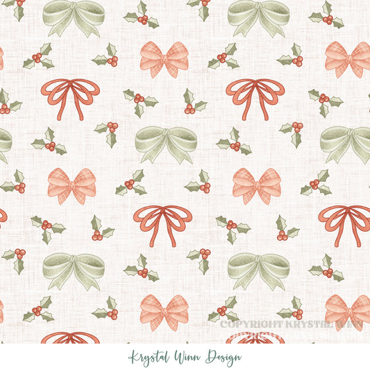 Dear Santa Bow White KW1390