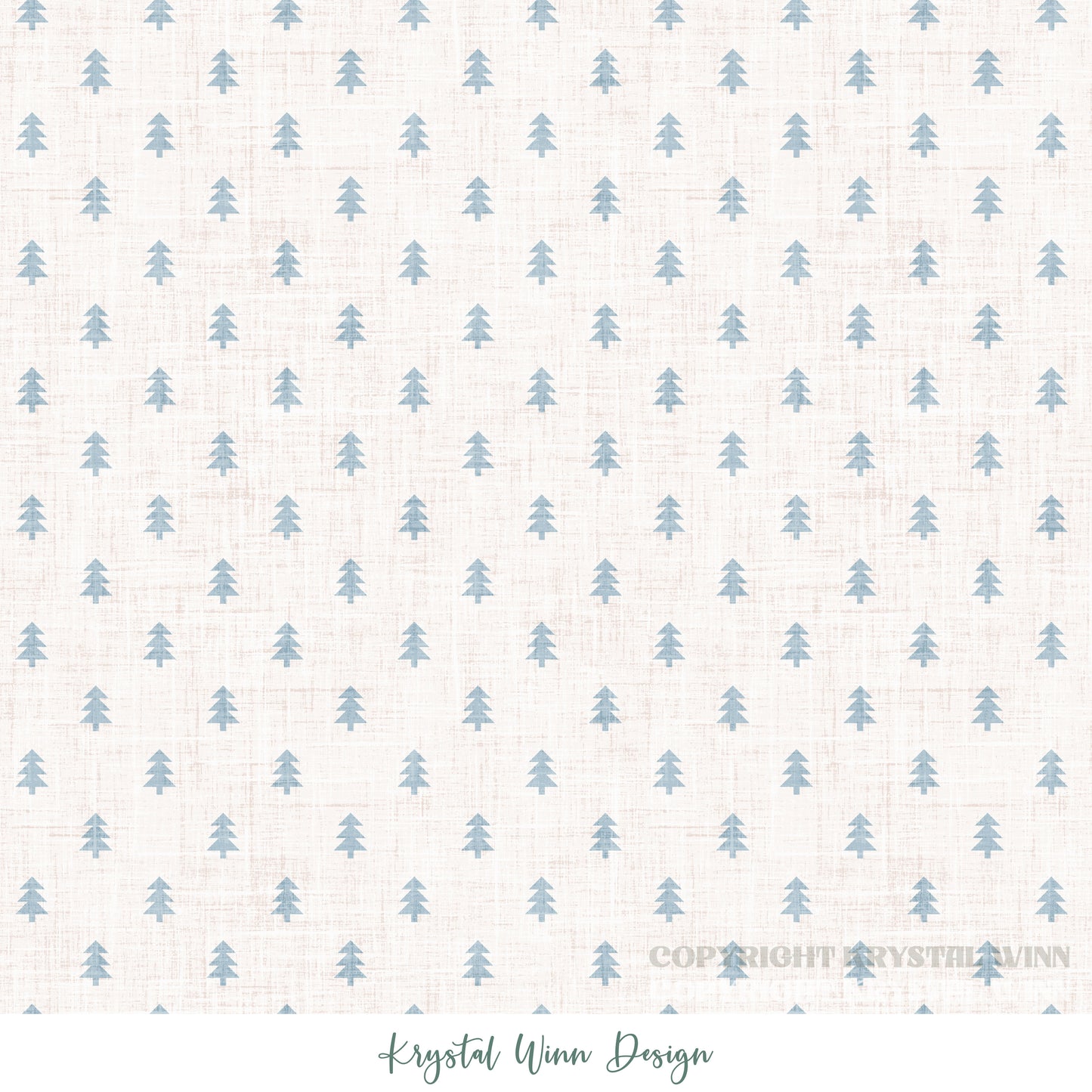 Dear Santa Mini Trees Blue KW1375