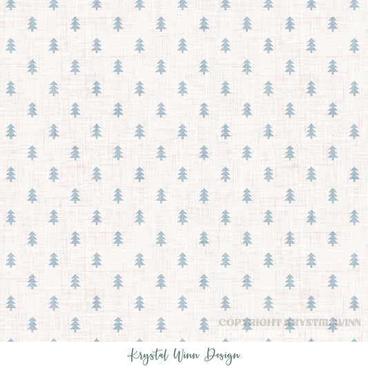 Dear Santa Mini Trees Blue KW1375