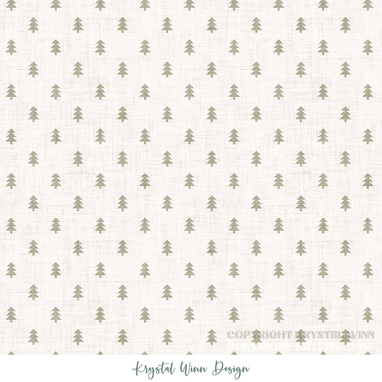 Dear Santa Mini Trees Green KW1374