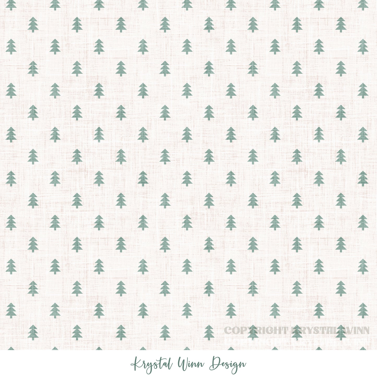 Dear Santa Mini Trees Teal KW1371
