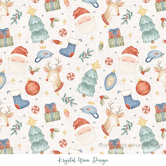 Dear Santa Night Before Christmas White KW1393