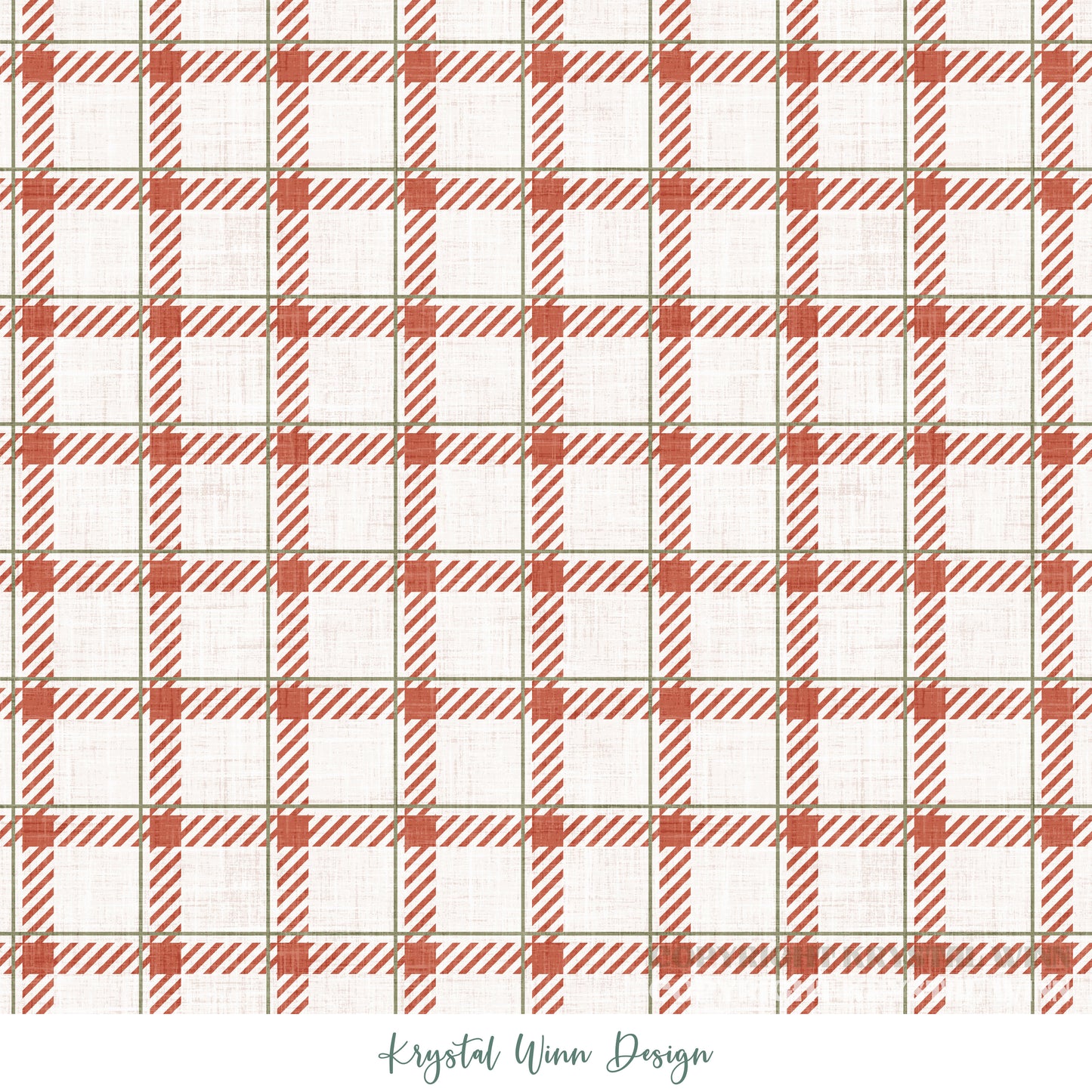 Dear Santa Plaid Red KW1363