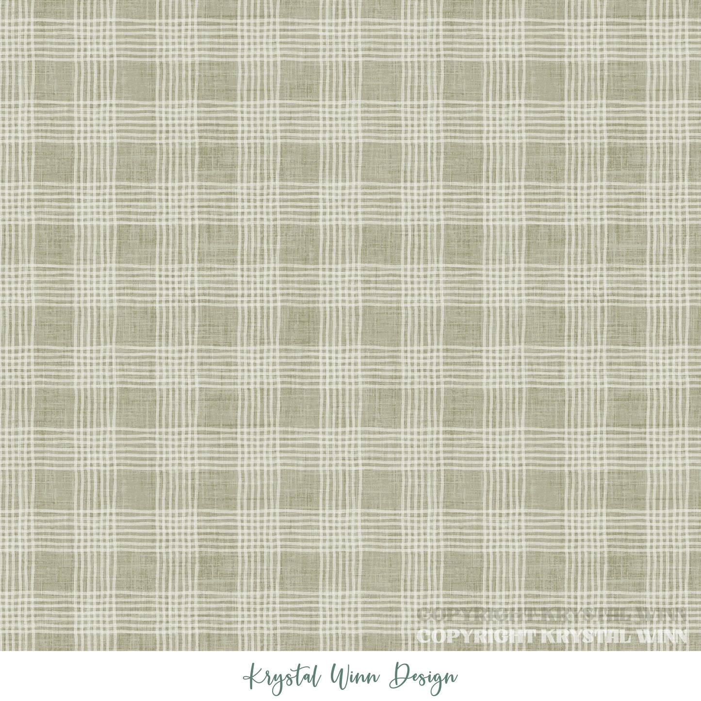 Dear Santa Plaid Green KW1361