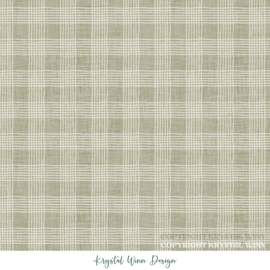 Dear Santa Plaid Green KW1361