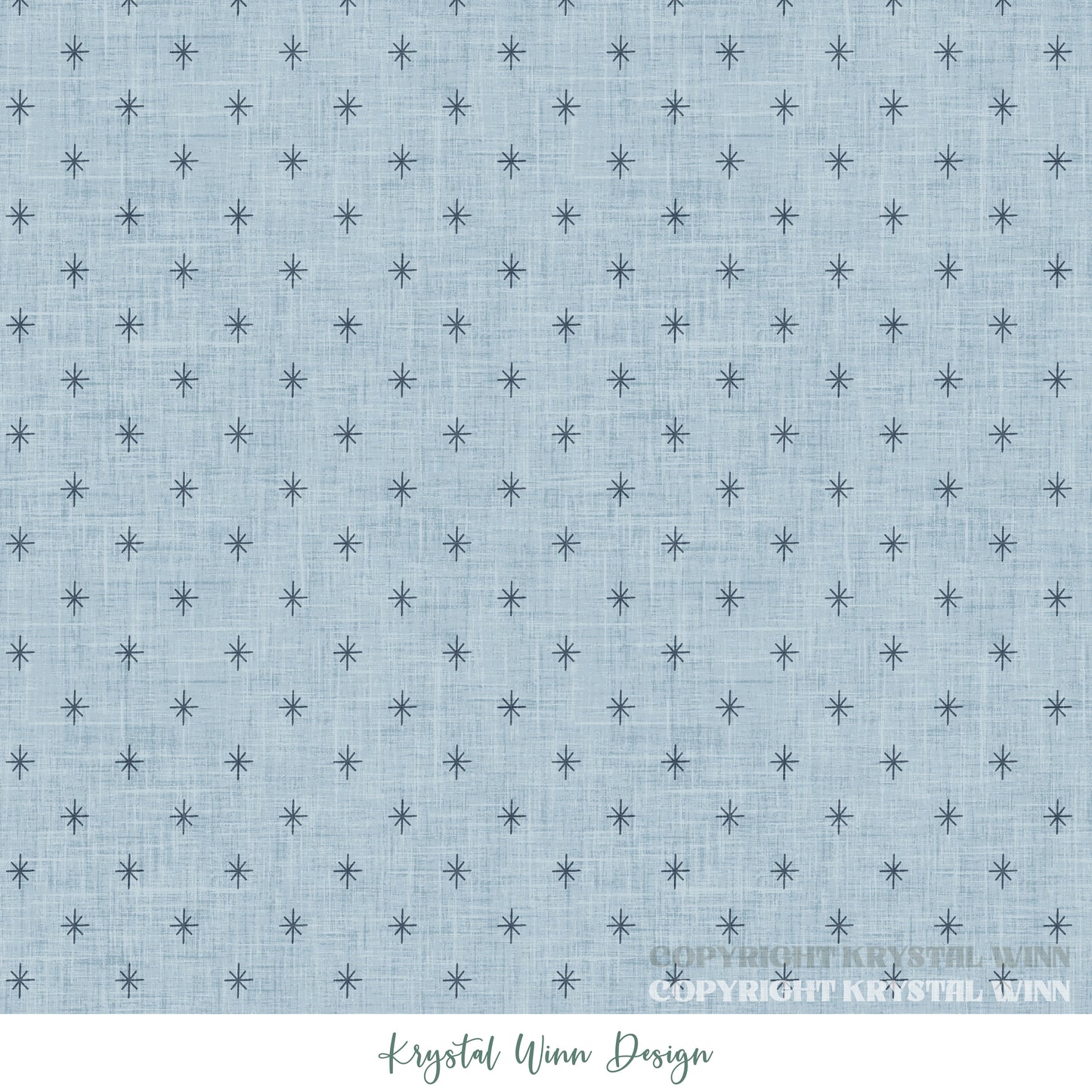 Dear Santa Star Dot Blue KW1357