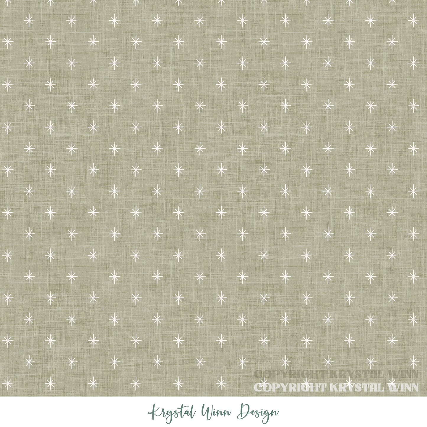 Dear Santa Star Dot Green KW1356