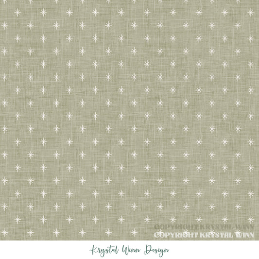 Dear Santa Star Dot Green KW1356