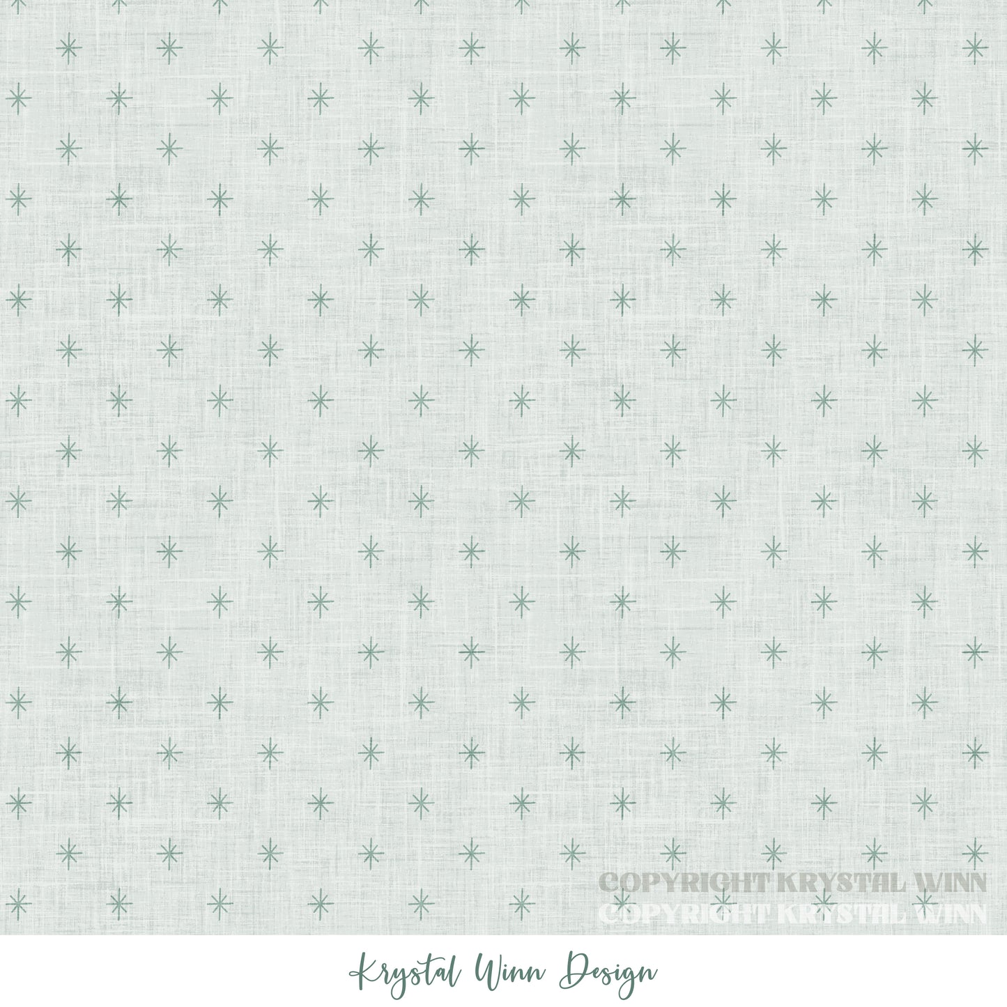 Dear Santa Star Dot Mint KW1355