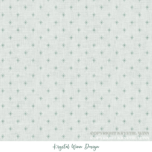 Dear Santa Star Dot Mint KW1355