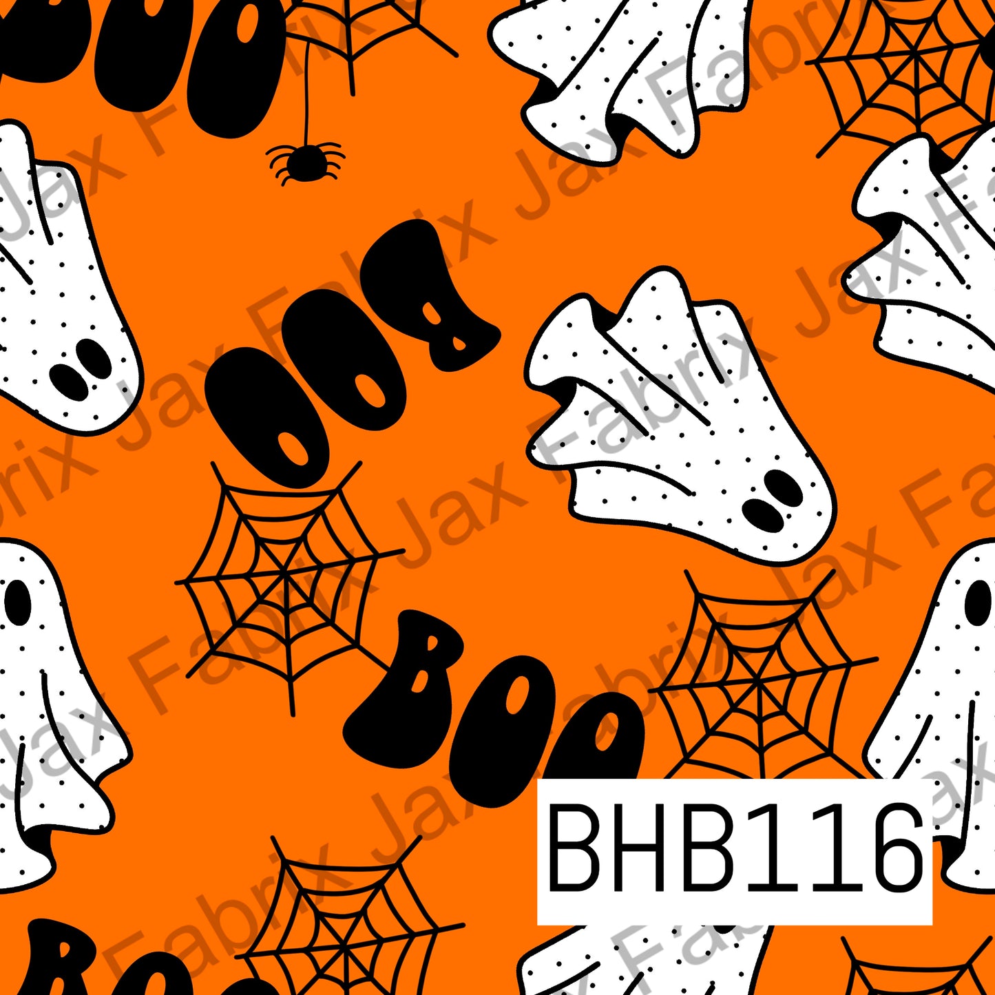 Dot Ghosts Orange BHB116