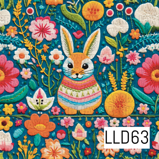 Embroidery Easter Bunny LLD63