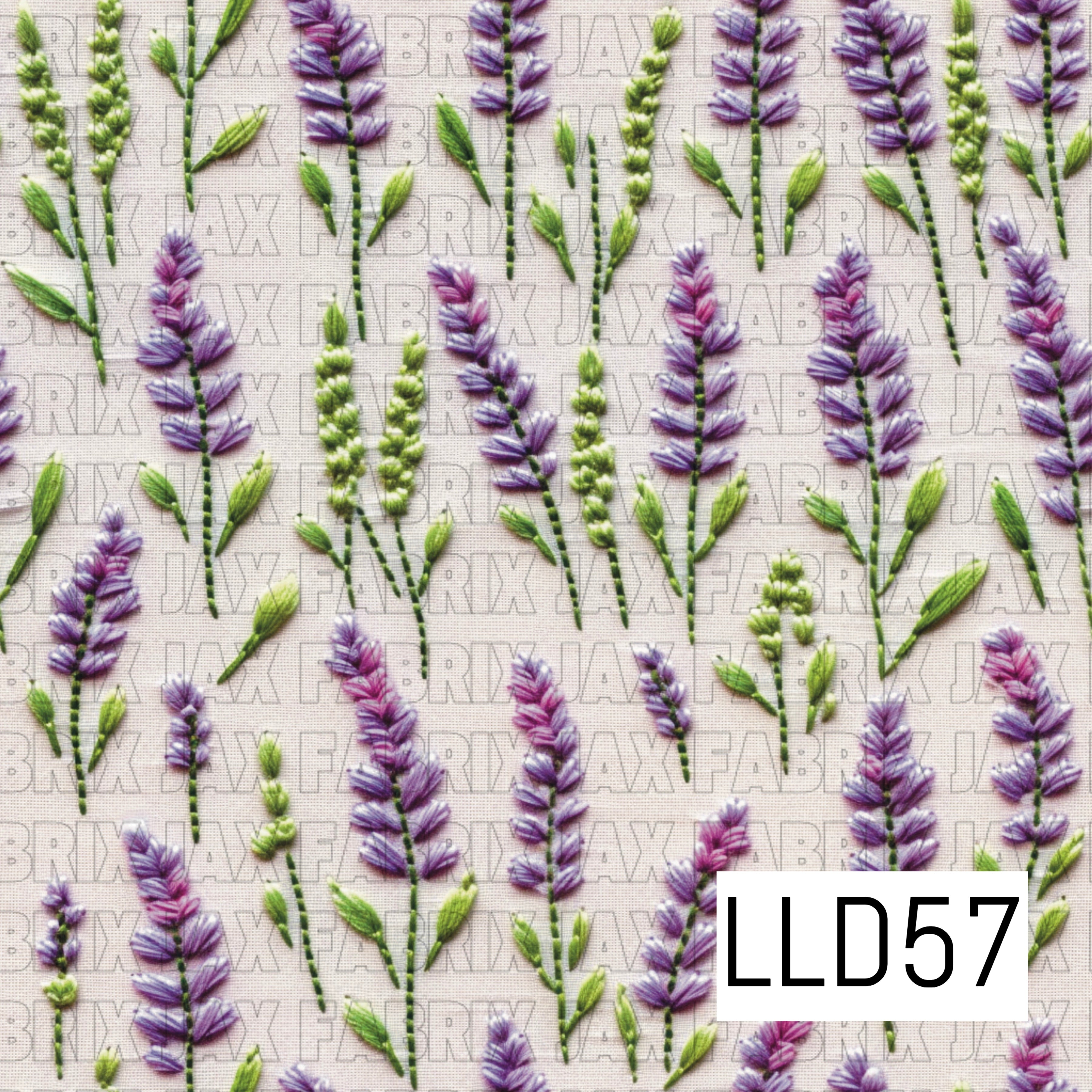 Embroidery Lavender LLD57 – Jax Fabrix