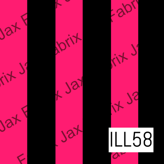 Eyeball Pink Stripes ILL58