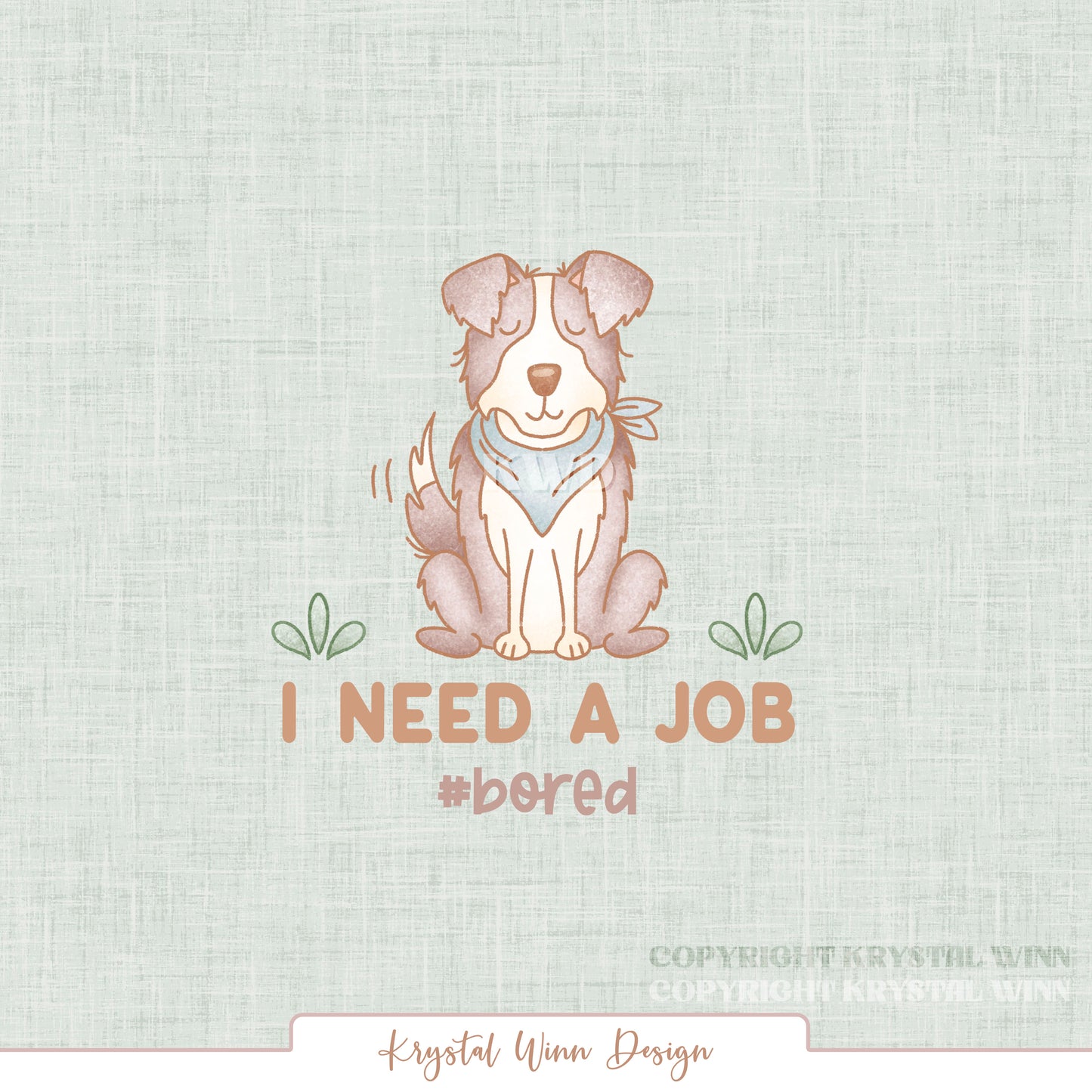 Farmyard Panel I Need A Job KW1451