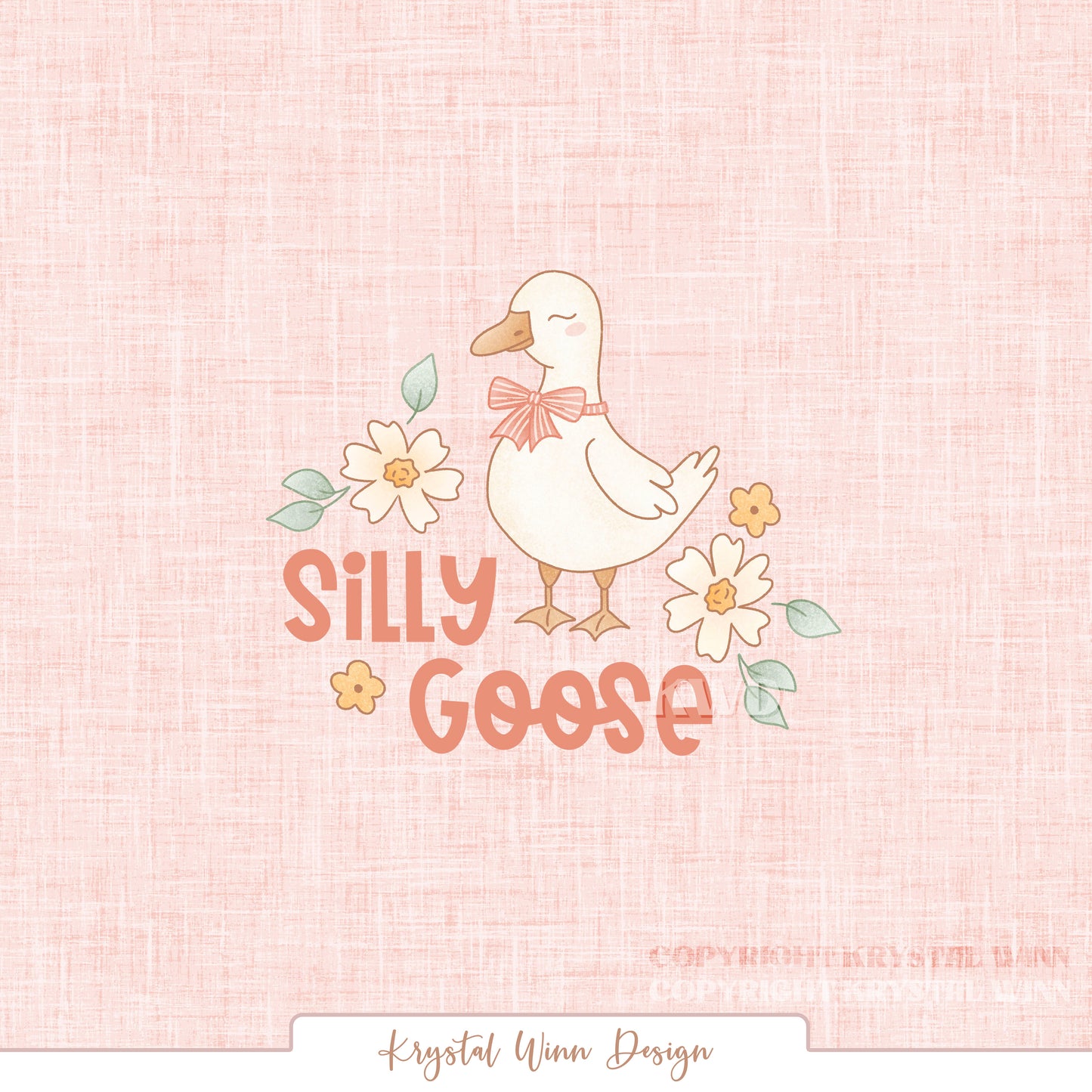 Farmyard Panel Silly Goose KW1452