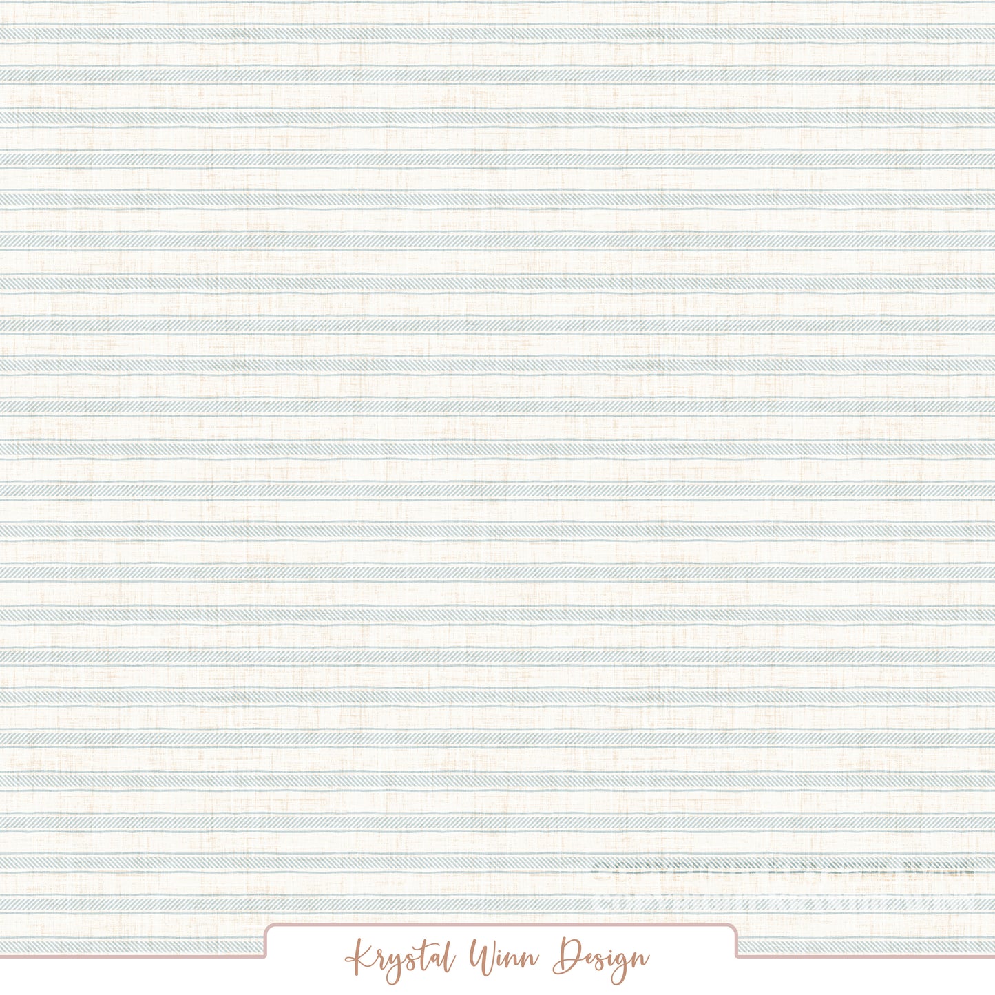 Farmyard Stripes Blue KW1444
