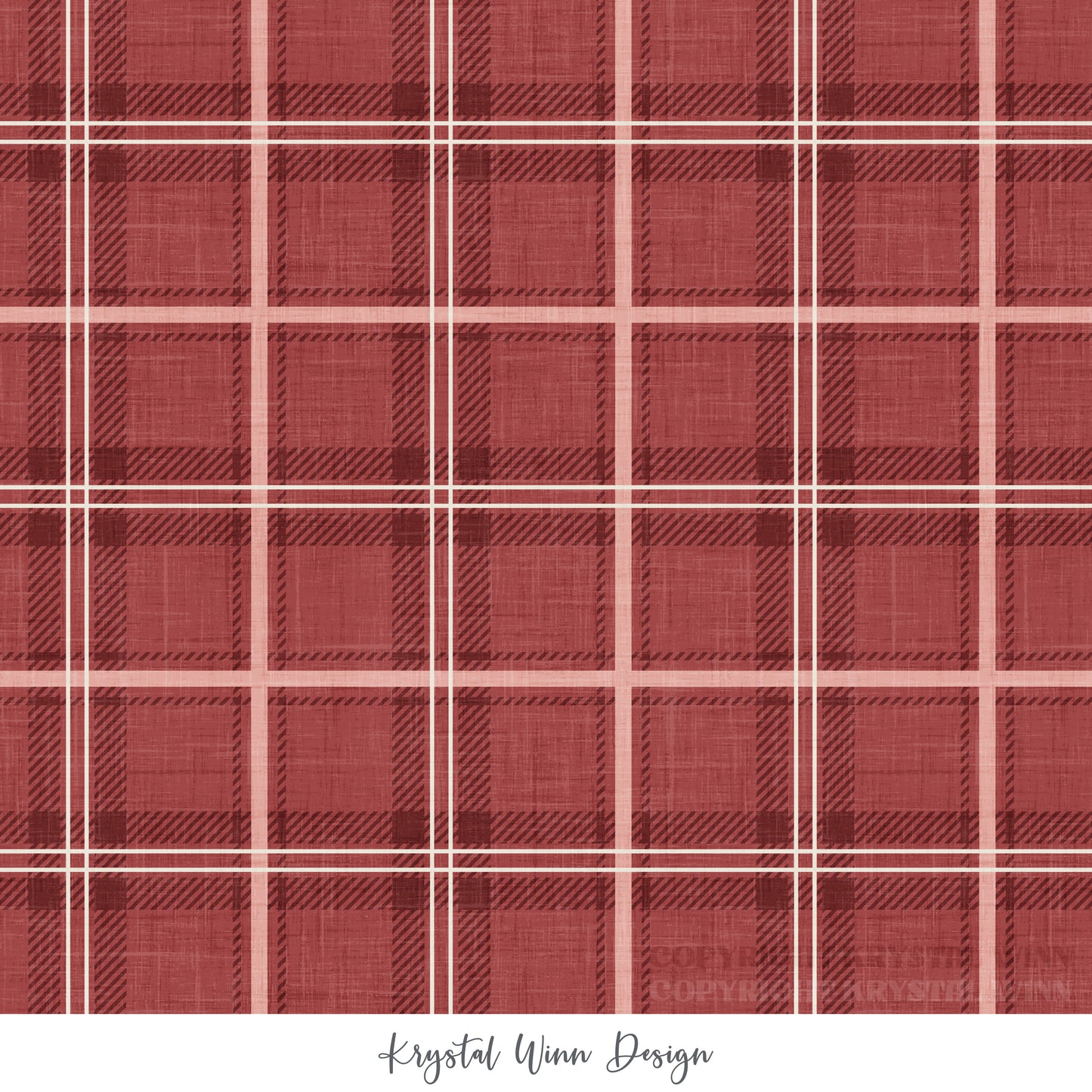 Faux Flannel Apple Plaid KW922