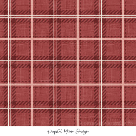 Faux Flannel Apple Plaid KW922