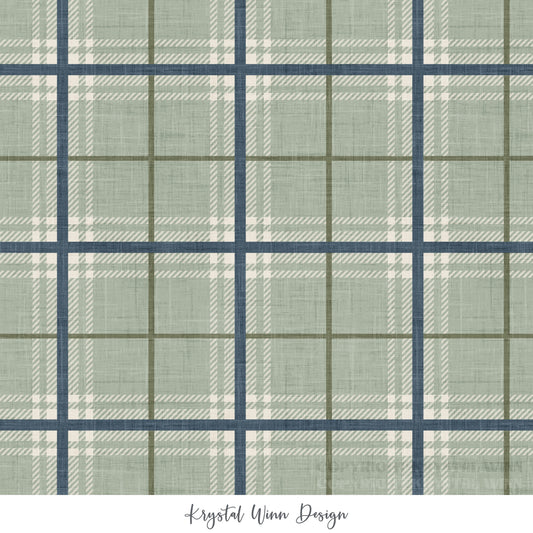 Faux Flannel Autumn Plaid KW921