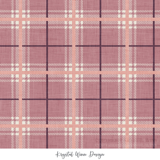 Faux Flannel Mum Plaid KW916