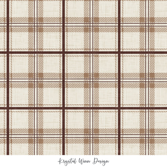 Faux Flannel Smore Plaid KW911