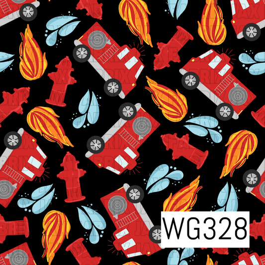 Fire Trucks Black WG328