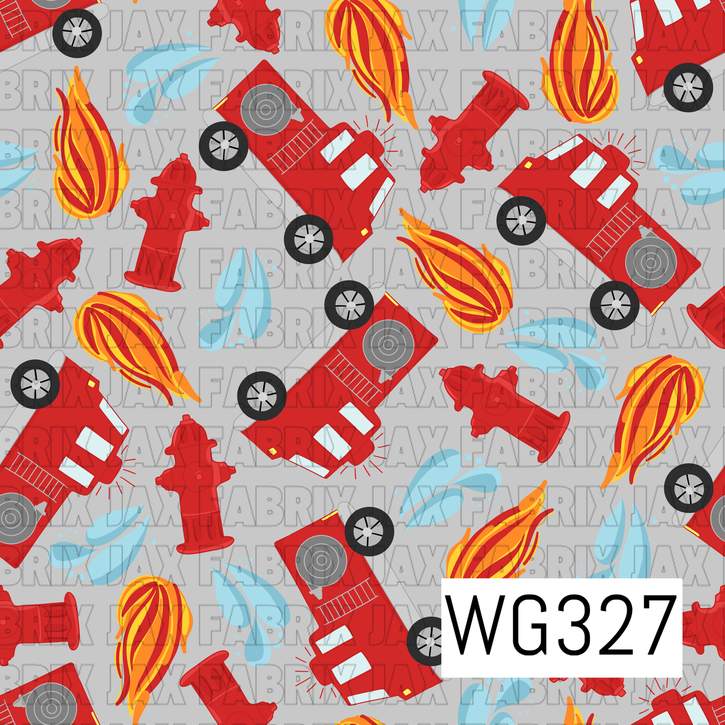 Fire Trucks Grey WG327