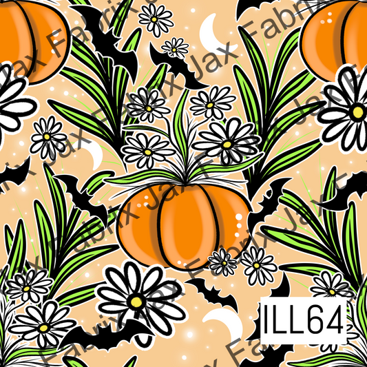 Floral Pumpkin ILL64