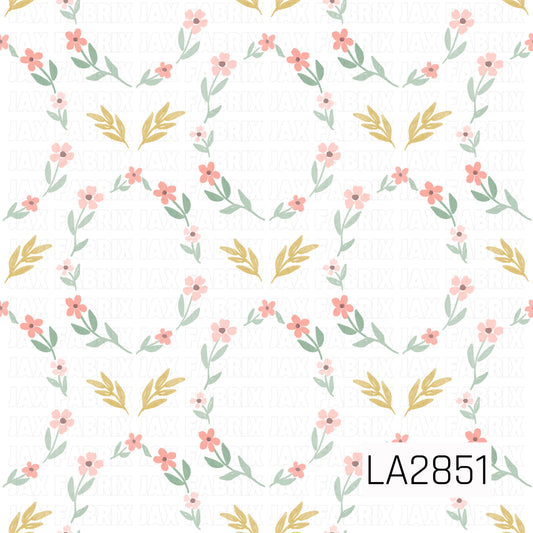LA2851 - Floral Frames White