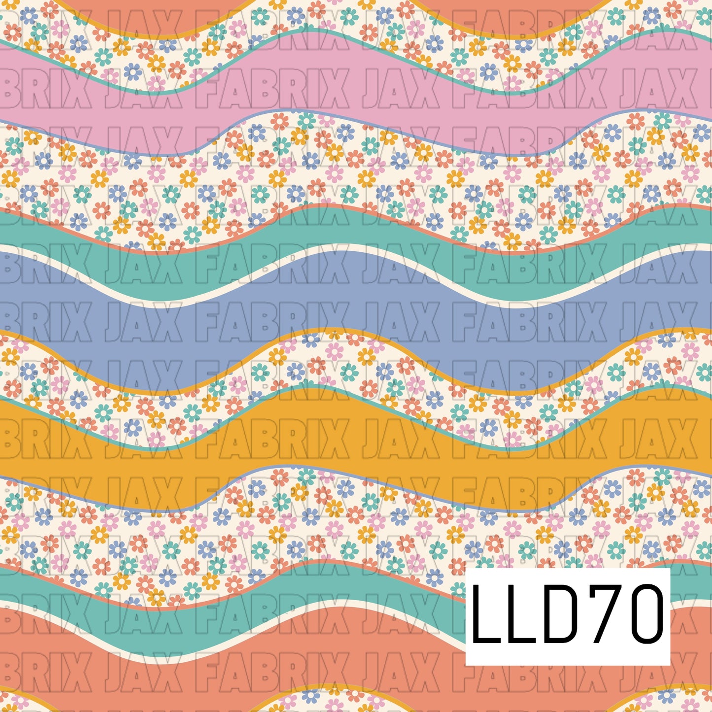 Floral Spring Stripes LLD70