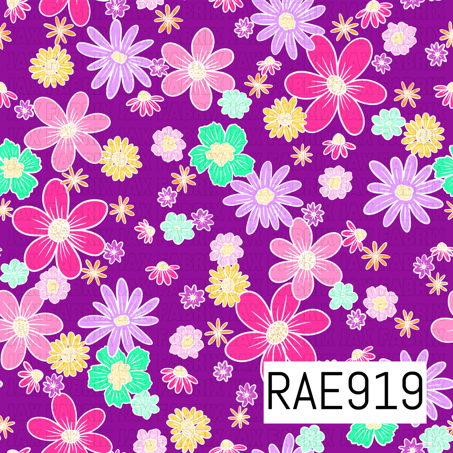 Flower Garden Purple RAE919