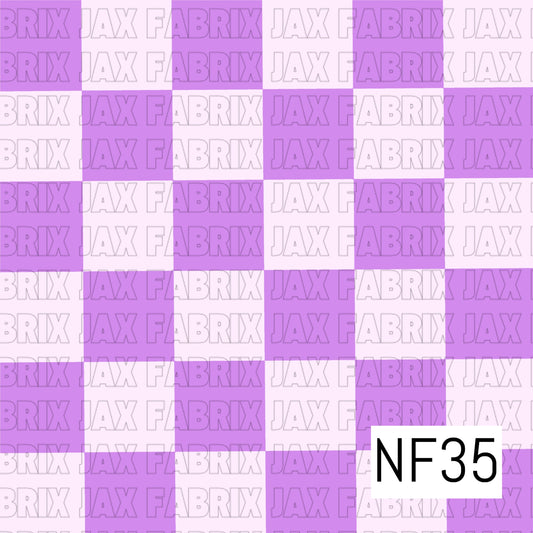 Flower Check Purple Coordinate NF35