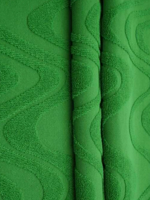RTS Green wave (sold in bundles of 2 yards)