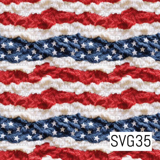 Fuzzy Fourth Of July SVG35